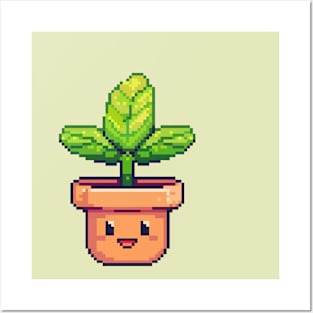 Pixel Plant Posters and Art